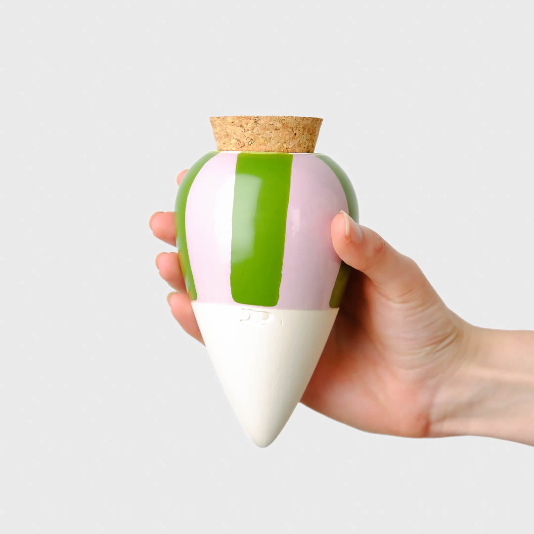 Édition limitée Fête des mères - Olla Rayé vert et lilas