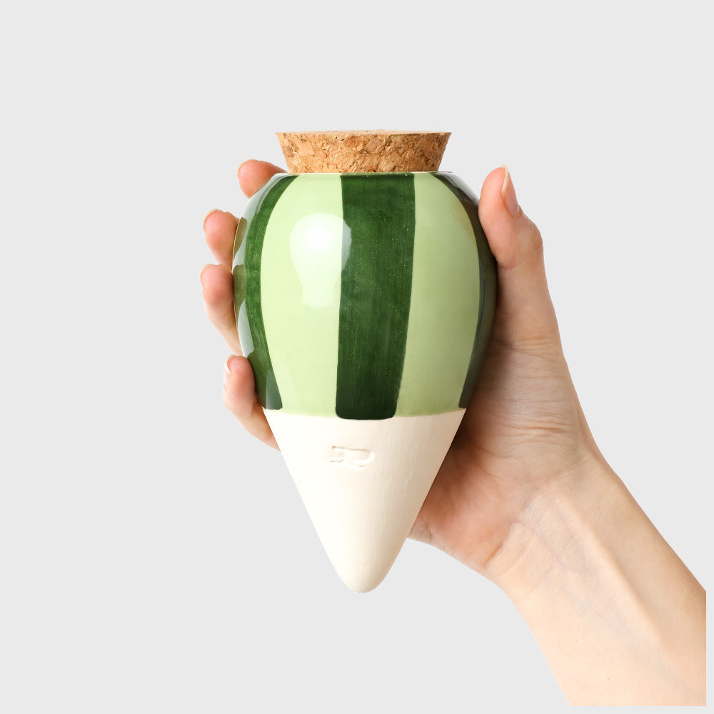 Olla - Rayé vert et vert